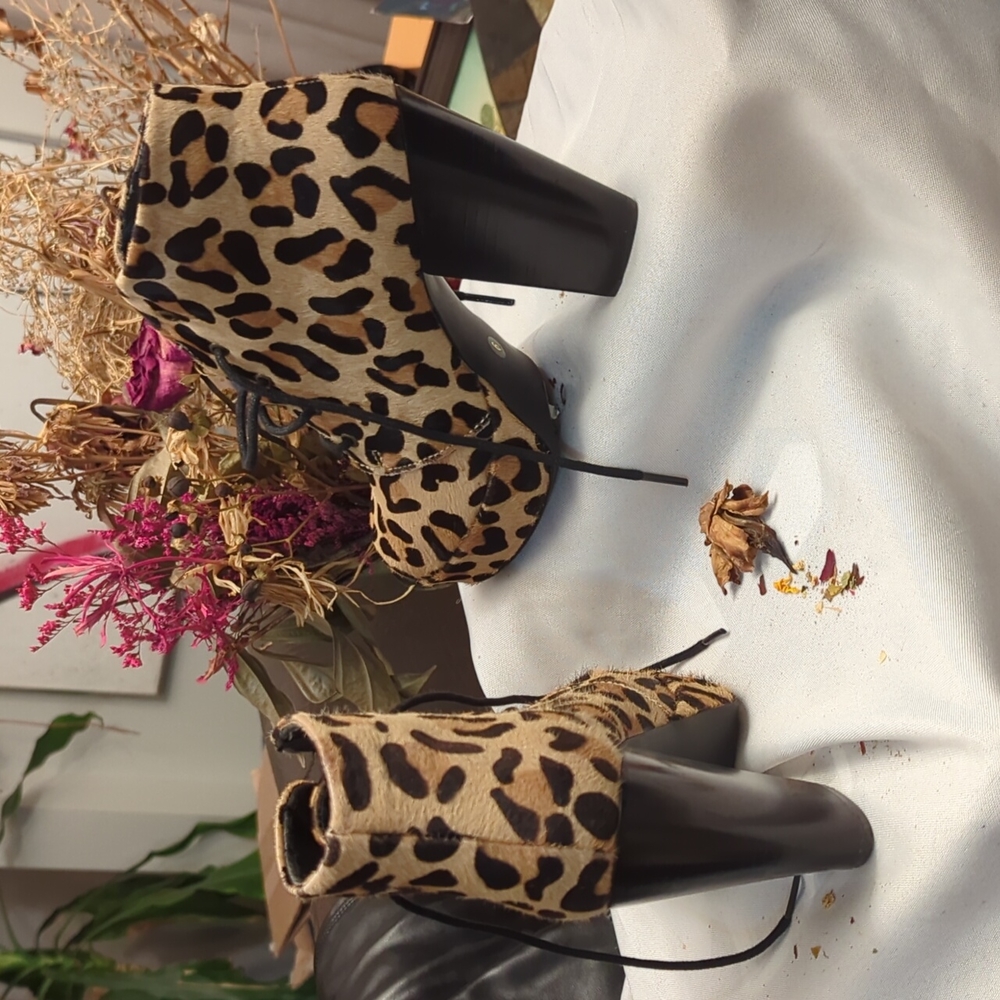 Steve Madden Cheetah Print Booties - image 2